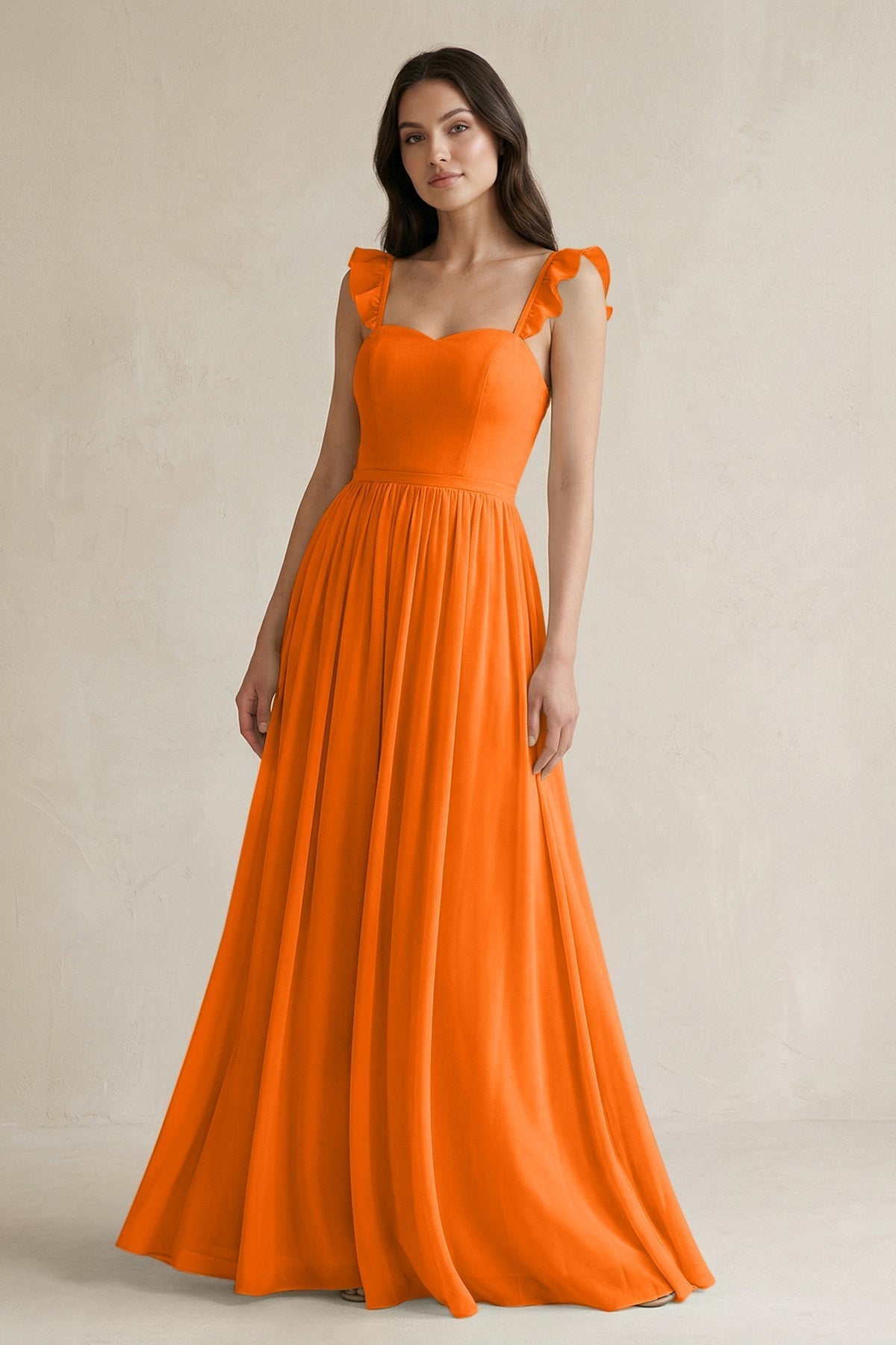 ORANGE BRIDESMAID DRESSES - SHE IS ME